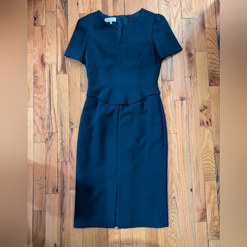 Peplum Blue Hobbs Dress - UK8/US4